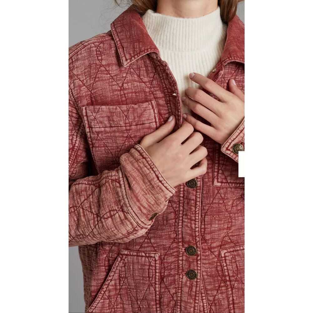 Pilcro The Fielder Quilted Shirt Jacket size xs - Picture 10 of 12